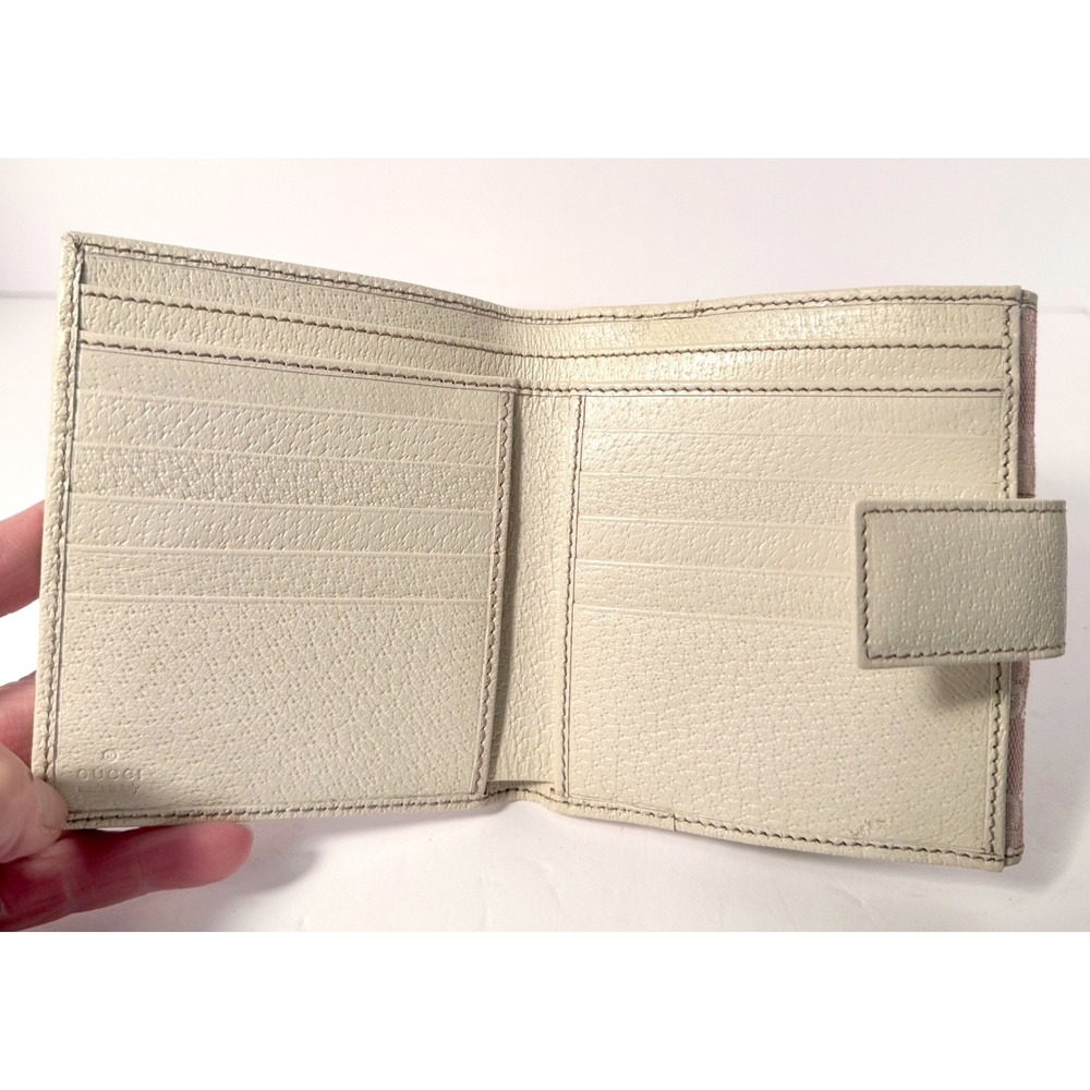 Gucci GG monogram Continental bifold wallet vintage EUC with Box - Picture 5 of 12